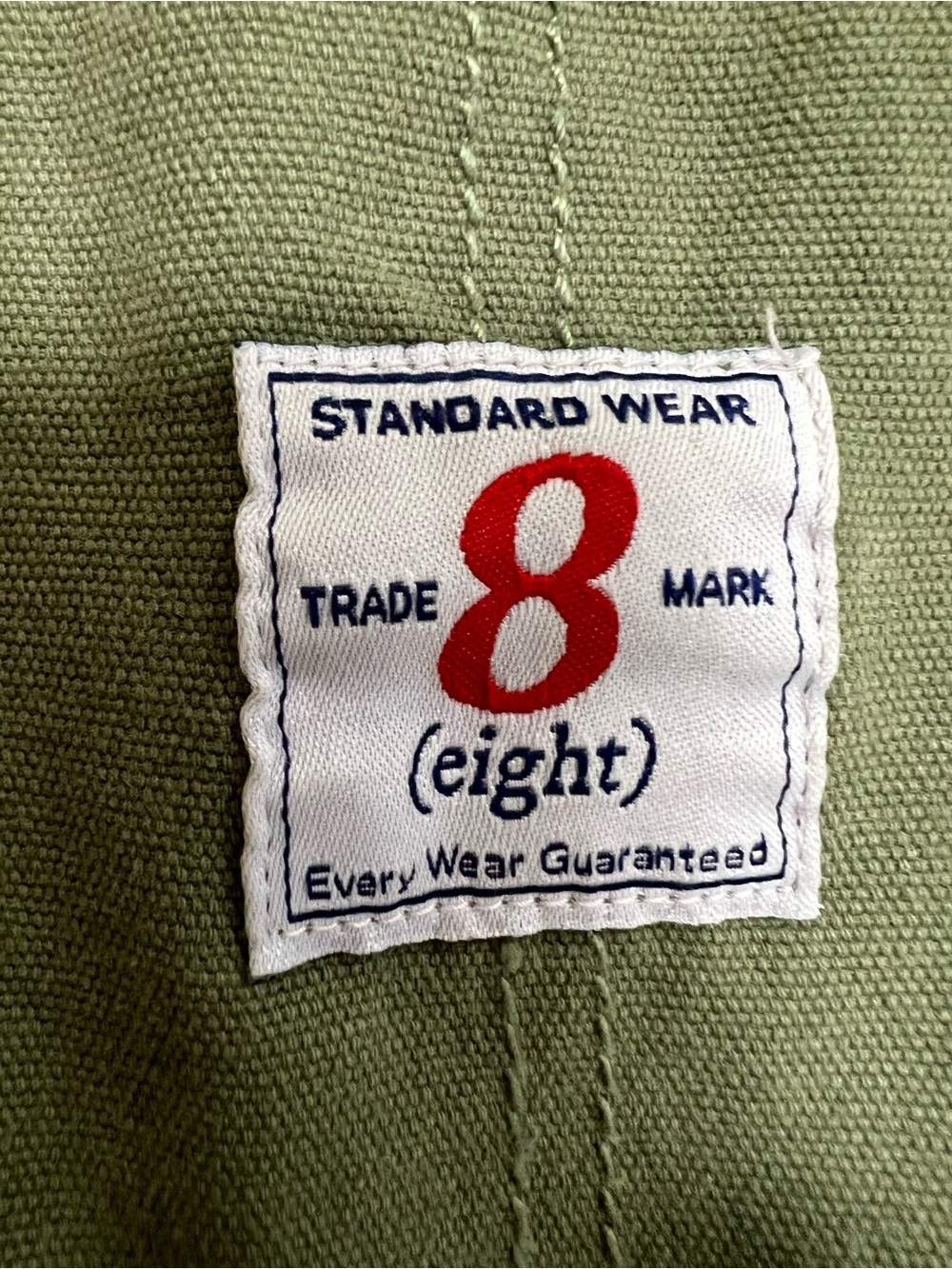 8(eight) Japan Sage Green Cotton Wide Leg Utility Overalls Dungarees - Picture 5 of 12
